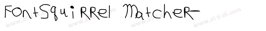 FontSquirrel Matcher字体转换
